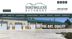 Desktop Screenshot of northglennautobody.com